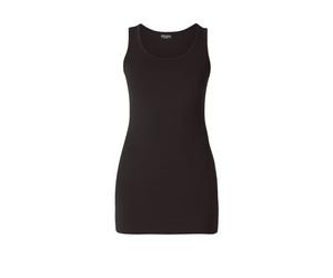 Longtop BASE LEVEL "Yamin", Damen, Gr. 38, schwarz, Jersey, Obermaterial: 94% Baumwolle, 6% Elasthan, unifarben, Basic, figurbetont hüftbedeckend, Rundhals, Tops, Hüftbedeckende Länge (30350736-38) sc
