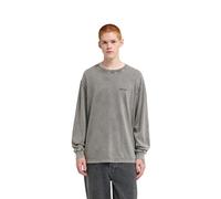 Longtop ELEMENT "Lowcase Pigment", Herren, Gr. XL, grau (schwarz slate), Obermaterial: 100% Baumwolle., Tops Shirt (83796368-XL) schwarz slate