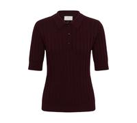 Longtop KAFFE "Damen Kurzarm-Bluse KAbirma", Damen, Gr. M, fudge cc., Obermaterial: 60% Viskose CV. 40% Baumwolle CO., Tops (42917611-M) fudge cc.