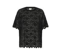 Longtop KAFFE "T-Shirt KAjaiden", Damen, Gr. XS, schwarz (schwarz deep), Obermaterial: 92% Polyamid PA. 8% Elasthan EL., Tops (50405243-XS) schwarz deep