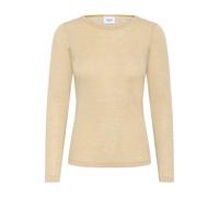 Longtop SAINT TROPEZ "Langarm-Shirt GarimaSZ", Damen, Gr. L, braun (braun rice melange), Obermaterial: 55% Wolle mw. 45% Polyester PES., Tops (99816947-L) braun rice melange