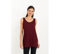 Longtop SEIDEL MODEN, Damen, Gr. 54, bordeaux, Jersey, Obermaterial: 94% Viskose, 6% Elasthan, unifarben, lässig geschnitten Po-bedeckend, tiefer Rundhals, Tops, mit Viskose und Stretch - MADE IN GERM