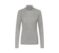 Longtop SOAKED IN LUXURY "Damen Langarm-Shirt SLInana", Damen, Gr. M, grau (grau melange), Obermaterial: 80% LyocellTENCEL LyoT. 20% Wolle mw., Tops (32898162-M) grau melange
