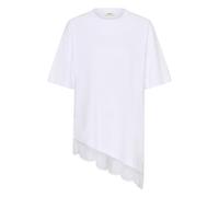 Longtop SOAKED IN LUXURY "Damen T-Shirt kurzarm SLJina", Damen, Gr. M, weiß (hellweiß), Obermaterial: 100% Baumwolle CO(Bio)., Tops (55986457-M) hellweiß