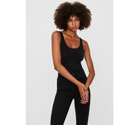 Longtop VERO MODA "VMMAXI", Damen, Gr. 3XL, schwarz, Jersey, Obermaterial: 95% Baumwolle, 5% Elasthan, unifarben, Basic, sehr figurbetont Po-bedeckend, Rundhals, Tops, Topseller (457200-XXXL) schwarz