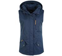 Longweste OXMO "Longweste OXBelissa", Damen, Gr. S, blau (insignia b), Obermaterial: 100% Polyester PES., Westen Longweste (95367317-S) insignia b