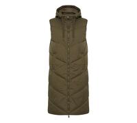 Longweste OXMO "Longweste OXBolyn", Damen, Gr. 38, grün (olive night), Obermaterial: 100% Nylon NY., Westen Longweste (67046634-38) olive night