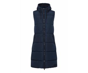 Longweste OXMO "Longweste OXSolice", Damen, Gr. S, blau (total eclipse), Obermaterial: 100% Polyester PES., Westen Longweste (45129427-S) total eclipse