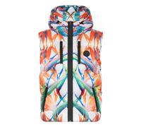 Longweste PLEIN SPORT "Flowers", Damen, Gr. XL, 0121, weiß, multicolorot, Obermaterial: 100% Polyester; Futter: 100% Polyester; Füllung: 100% Polyester, Westen (71862552-XL) 0121, weiß, multicolorot