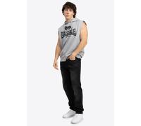 Lonsdale - Bignor Marl Grey/Black - Hoodie - Grau - XXL - 90% Baumwolle, 10% Viskose,Schweiß Grau XXL