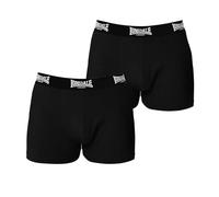 Lonsdale - Boxershorts für Herren (2er-Pack) (Schwarz) S