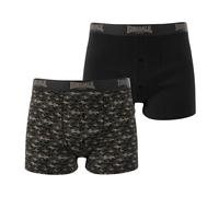 Lonsdale - Boxershorts für Herren (2er-Pack) (Tarngrün/Khakigrün) S