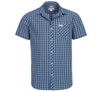 Lonsdale Herren-Kurzarmhemd Brixworth schmale Passform blau S