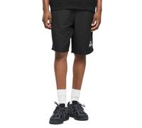Trainingsshorts LONSDALE "BROXFIELD", Herren, Gr. XL, N-Gr, schwarz (schwarz, grau), Obermaterial: 100% Polyester, Hosen (66041157-XL) schwarz, grau
