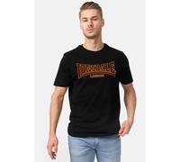 Lonsdale T-Shirt Herren Classic – Kurzarm, schmale Passform, 100% Baumwolle, Schwarz – Größe S