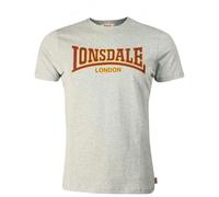 Lonsdale T-Shirt Classic Kurzarm Herren Grau Größe 3XL