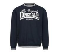 Lonsdale Clifton Logo Sweater Sweatshirt Pullover (DE/NL/SE/PL, Alphanumerisch, XXL, Regular, Regular, Navy/Ecru)