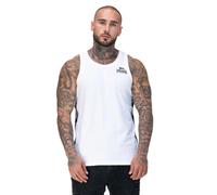 Tanktop LONSDALE "CLOUSTA", Herren, Gr. XXL, weiß, schwarz, Obermaterial: 100% Baumwolle, Tops Tanktop (37539547-XXL) weiß, schwarz