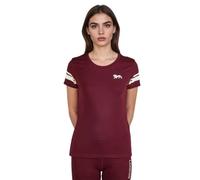 Lonsdale Damen T‑Shirt CORTON Oxblood/Ecru Größe XL