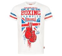 Lonsdale Crugmeer Short Sleeve T-shirt Weiß 3XL Mann