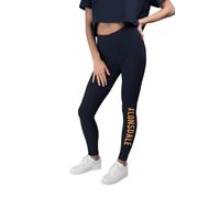 Lonsdale Damen Daiches Leggings, Navy/Orange, XL EU