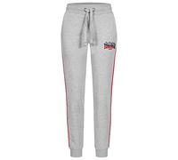 Lonsdale Damen Keereen Jogginghose, Marl Grey/Navy/Red, S EU