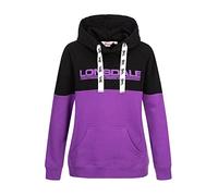 Lonsdale Wardie Hoodie Schwarz,Lila S Damen