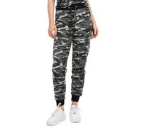 Lonsdale Frauen Jogginghose COLLYHURST, Camo Grey, M, 117642