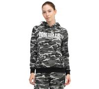 Lonsdale Frauen Kapuzensweatshirt Clough S, Camo Grey