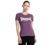 T-Shirt LONSDALE "CARTMEL" Gr. L, schwarz-weiß (black, white) Damen Shirts (11030634-L) black, white
