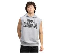 Lonsdale - Bignor Marl Grey/Black - Hoodie - Grau - XXL - 90% Baumwolle, 10% Viskose,Schweiß Grau XXL