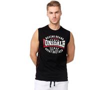 Lonsdale London Herren stk. agnes Slim Fit Tank Top, Schwarz, M EU
