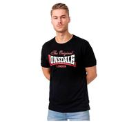 Lonsdale Herren Aldingham T Shirt, Schwarz, L EU
