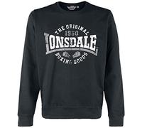 Lonsdale Badfallister Sweatshirt Schwarz 2XL Mann (Herstellerartikelnummer: 117232-8167-XXL)