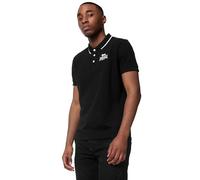 Lonsdale Herren BALLYGALLEY Poloshirt, Black/White, S