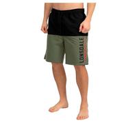 Lonsdale Herren Badeshorts Hayling Normale Passform Olive/Schwarz/Rot Größe 3XL
