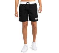 Lonsdale Herren Beachshorts Normale Passform Thorpe, Black/White, 5XL