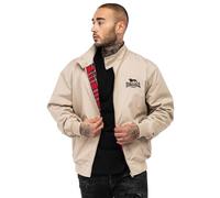 Lonsdale Herrenjacke CLASSIC – schmale Passform – Sand/Black/Tartan S