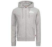 Lonsdale Herren Borwick Kapuzenpullover, Marl Grey, 3XL EU