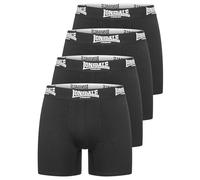 Lonsdale Herren Boxershorts 4er-Pack West CHALLOW, Black, S