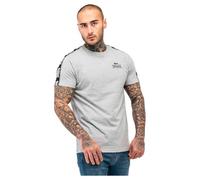 Lonsdale Herren BRINDISTER T-Shrit, Marl Grey/Black/White, XL