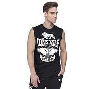 Lonsdale Herren Cleator T-Shirt, Schwarz, XXL EU