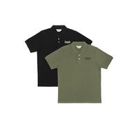 Lonsdale Herren Herren Poloshirt Normale Passform Doppelpack Lingholme Polo Shirt