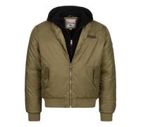 Lonsdale Herren Jacke mit Kapuze normale Passform BALLINDEAN XXL, Olive/Black