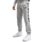 Lonsdale Joggers Grutness grau meliert – 90% Baumwolle/10% Viskose – M Herren