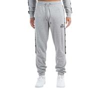 Lonsdale Herren Jogginghose Normale Passform GRUTNESS, Marl Grey/Black/White, S, 117562