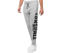 Lonsdale Herren Jogginghose Normale Passform PORTESSIE XXL, Marl Grey/Black