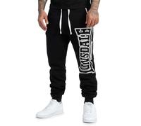Lonsdale Jogginghose Marldon schmale Passform Herren Schwarz 3XL