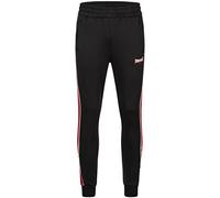 Lonsdale Herren Jogginghose schmale Passform TOLVADDON L, Black/Red/White