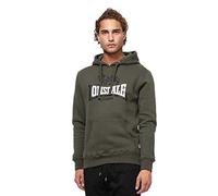 Lonsdale Herren Kapuzenpullover Thurning, Farbe:Olive/Black/White, Größe:3XL